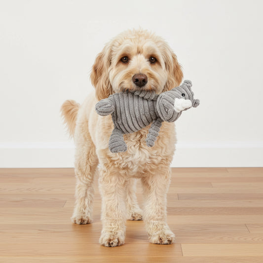 Pet Dog Molar Toy Vent Training Corduroy Monkey Pig Voice Plush Toy Dog Tooth Cleaning Supplie Dog Toys for Large Dogs